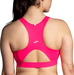 BROOKS Women's Drive 3 Pocket Run Bra (620 - Hyper Pink) -Clothing Serie Shop 0AC7845E A49A 4210 8F63 989544004C45