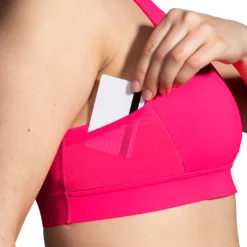 BROOKS Women's Drive 3 Pocket Run Bra (620 - Hyper Pink) -Clothing Serie Shop 0C72B45A DF05 4136 801A 4C0C137C329C