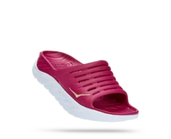 Hoka Women's Ora Recovery Slide (FFBT - Festival Fuchsia/Butterfly)