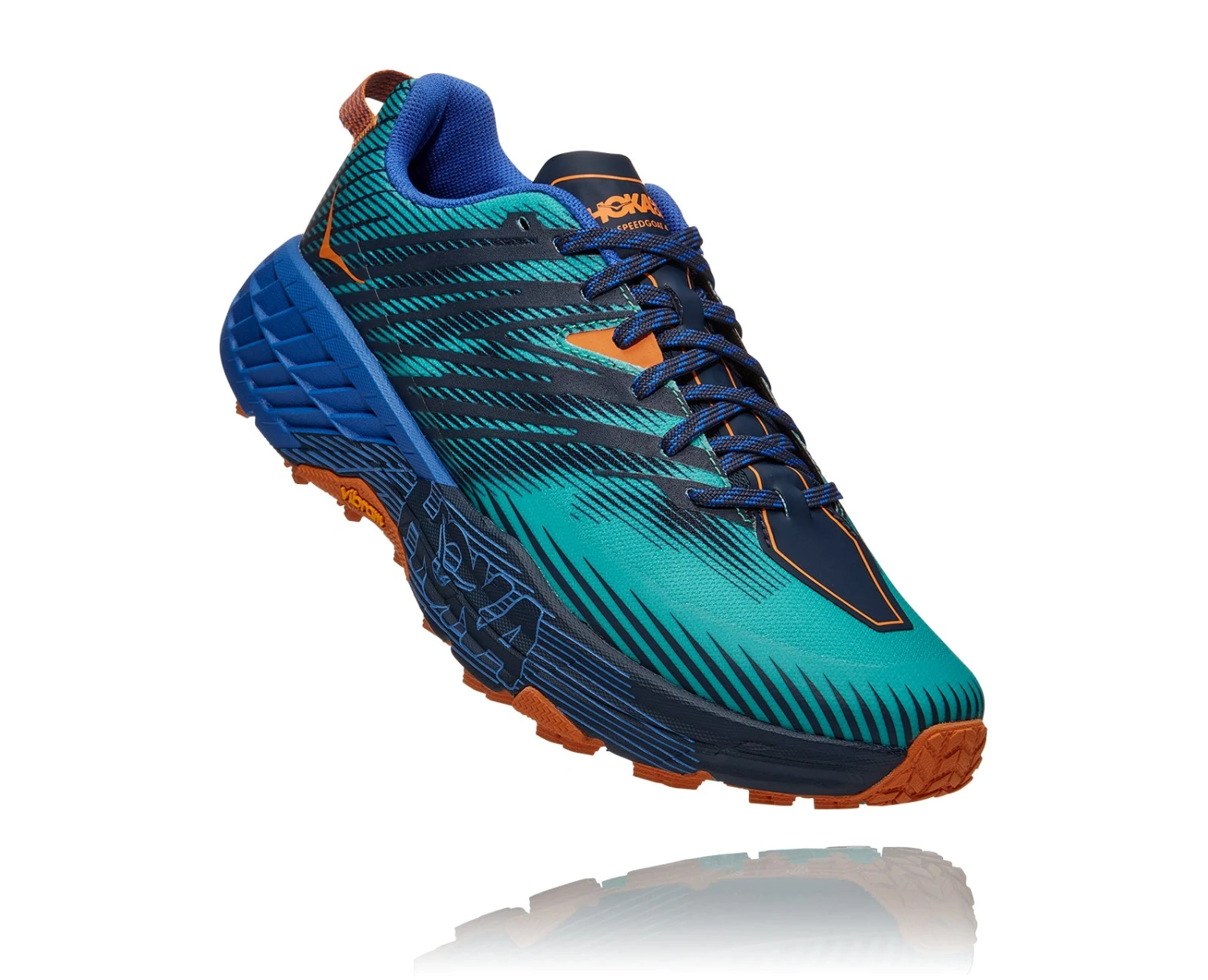 Hoka Men's Speedgoat 4 (ADGB - Atlantis/Dazzling Blue) 3 Hoka Men's Speedgoat 4 (ADGB - Atlantis/Dazzling Blue)
