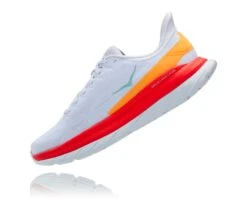 Hoka Men's Mach 4 (WFS - White/Fiesta) -Clothing Serie Shop 1113528 WFS 4