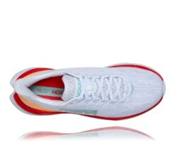 Hoka Men's Mach 4 (WFS - White/Fiesta) -Clothing Serie Shop 1113528 WFS 5