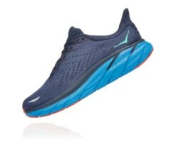 Hoka Men's Clifton 8 (OSVB - Outer Space/Vallarta Blue) -Clothing Serie Shop 1119393 OSVB 4