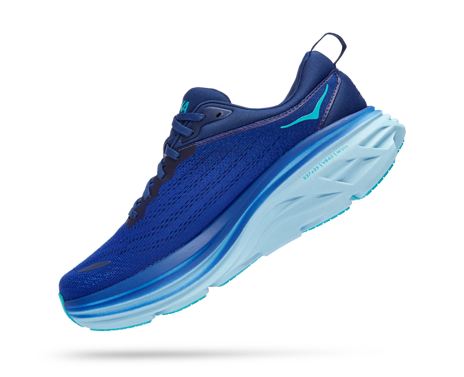 Hoka Men's Bondi 8 (BBBG - Bellwether Blue/Bluing) 6 Hoka Men's Bondi 8 (BBBG - Bellwether Blue/Bluing) - Image 4