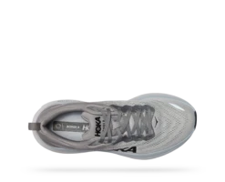 Hoka Men's Bondi 8 (SHMS - Sharkskin/Harbor Mist) -Clothing Serie Shop 1123202 SHMS 5
