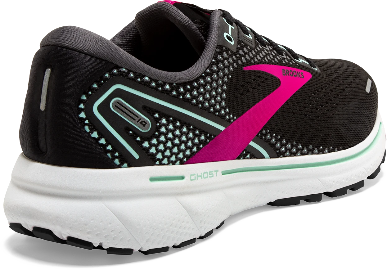 BROOKS Women's Ghost 14 (013 - Black/Pink/Yucca) 6 BROOKS Women's Ghost 14 (013 - Black/Pink/Yucca) - Image 4