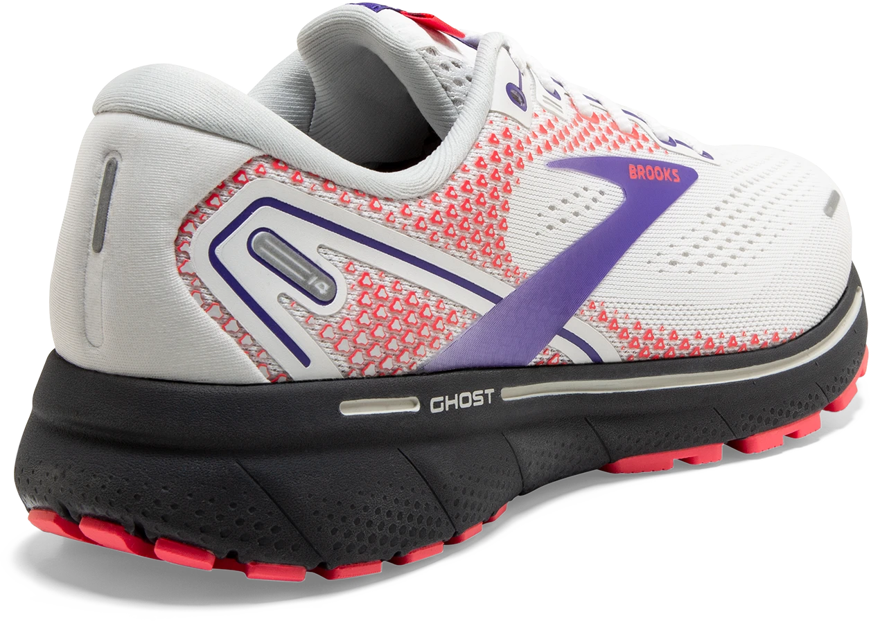 BROOKS Women's Ghost 14 (192 - White/Purple/Coral) 6 BROOKS Women's Ghost 14 (192 - White/Purple/Coral) - Image 4