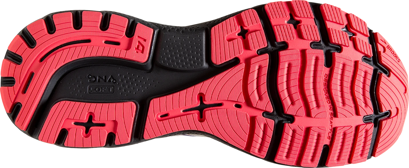 BROOKS Women's Ghost 14 (192 - White/Purple/Coral) 8 BROOKS Women's Ghost 14 (192 - White/Purple/Coral) - Image 6