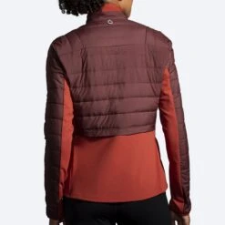 BROOKS Women's Shield Hybrid Jacket 2.0 (223 - Run Raisin/Copper) -Clothing Serie Shop 221557 223 mb shield hybrid jacket womens running jacket