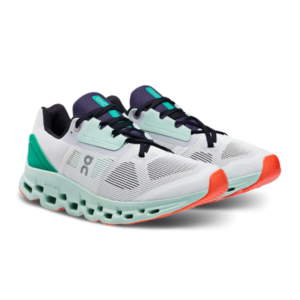 On Women’s Cloudstratus (Undyed-White/Creek) 7 On Women’s Cloudstratus (Undyed-White/Creek) - Image 5