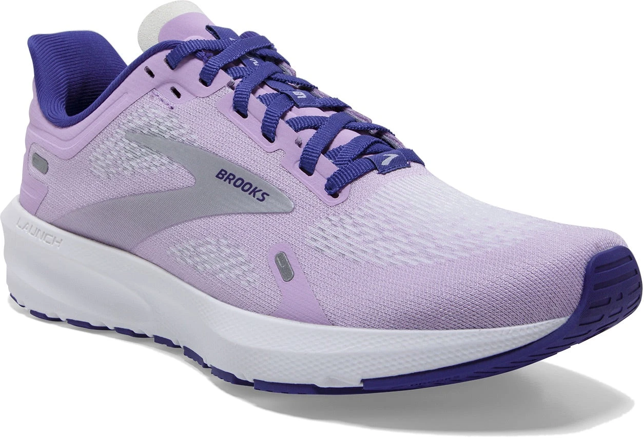 BROOKS Women’s Launch 9 (588 - Lilac/Cobalt/Silver) 6 BROOKS Women’s Launch 9 (588 - Lilac/Cobalt/Silver) - Image 4