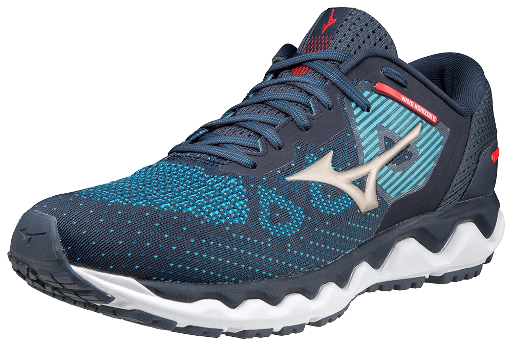 Mizuno Men's Wave Horizon 5 (537A - India Ink/Platinum Gold) 5 Mizuno Men's Wave Horizon 5 (537A - India Ink/Platinum Gold) - Image 3