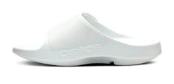 OOfos Unisex OOahh Sport Flex Slide Sandal (White) 9 OOfos Unisex OOahh Sport Flex Slide Sandal (White) -Clothing Serie Shop 530178A8 3C08 408A BDCA E2C0C801BDD5