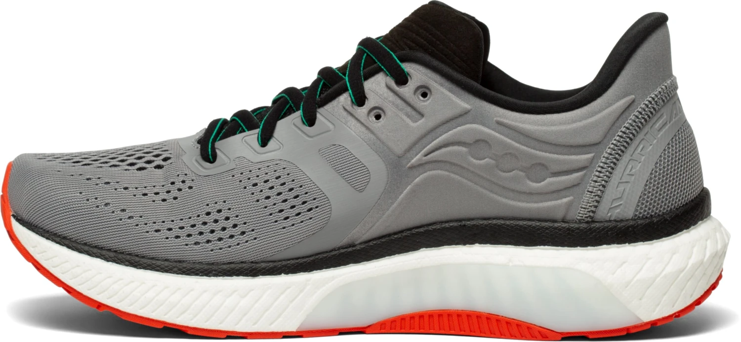 Saucony Men's Hurricane 23 (20 - Alloy/Scarlett) 4 Saucony Men's Hurricane 23 (20 - Alloy/Scarlett) - Image 2