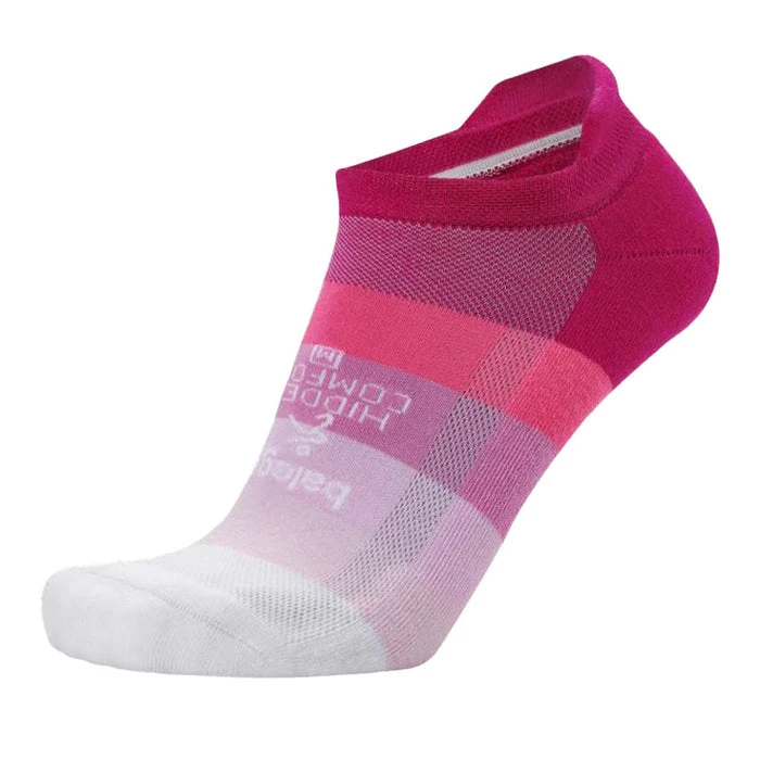 Balega Hidden Comfort Running Socks (Neon Pink/White) 3 Balega Hidden Comfort Running Socks (Neon Pink/White)
