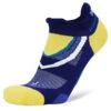 Balega UltraGlide No Show Running Socks (Royal Blue/Blaze Yellow)