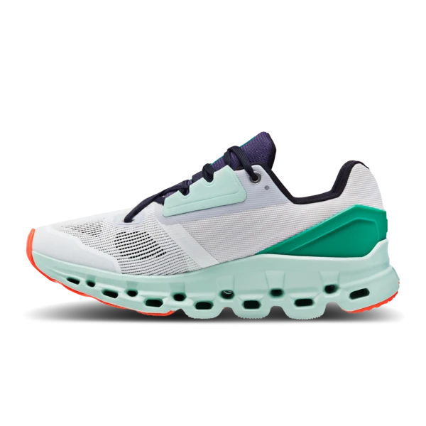 On Women’s Cloudstratus (Undyed-White/Creek) 4 On Women’s Cloudstratus (Undyed-White/Creek) - Image 2