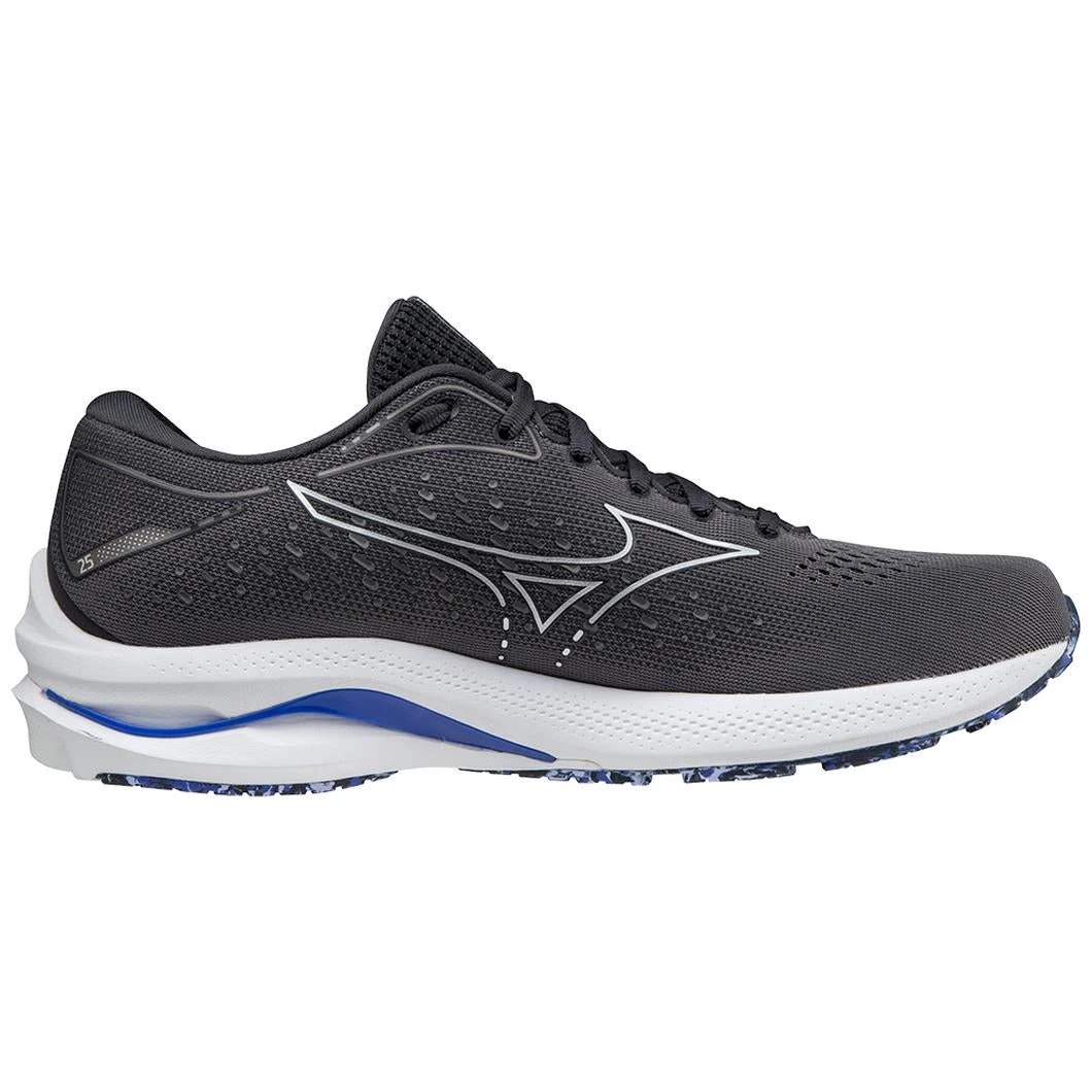 Mizuno Men’s Wave Rider 25 (9P9P - Obsidian) 4 Mizuno Men’s Wave Rider 25 (9P9P - Obsidian) - Image 2