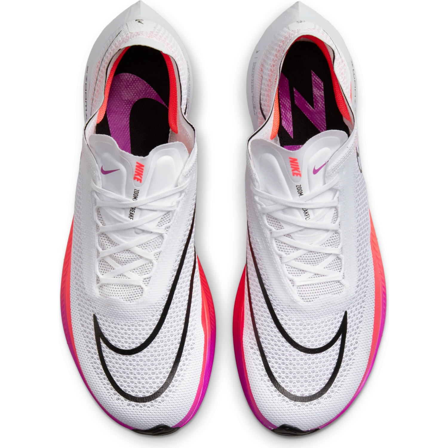 Nike Unisex ZoomX Streakfly (100 - White/Black-Flash Crimson-Hyper Violet) 7 Nike Unisex ZoomX Streakfly (100 - White/Black-Flash Crimson-Hyper Violet) - Image 5