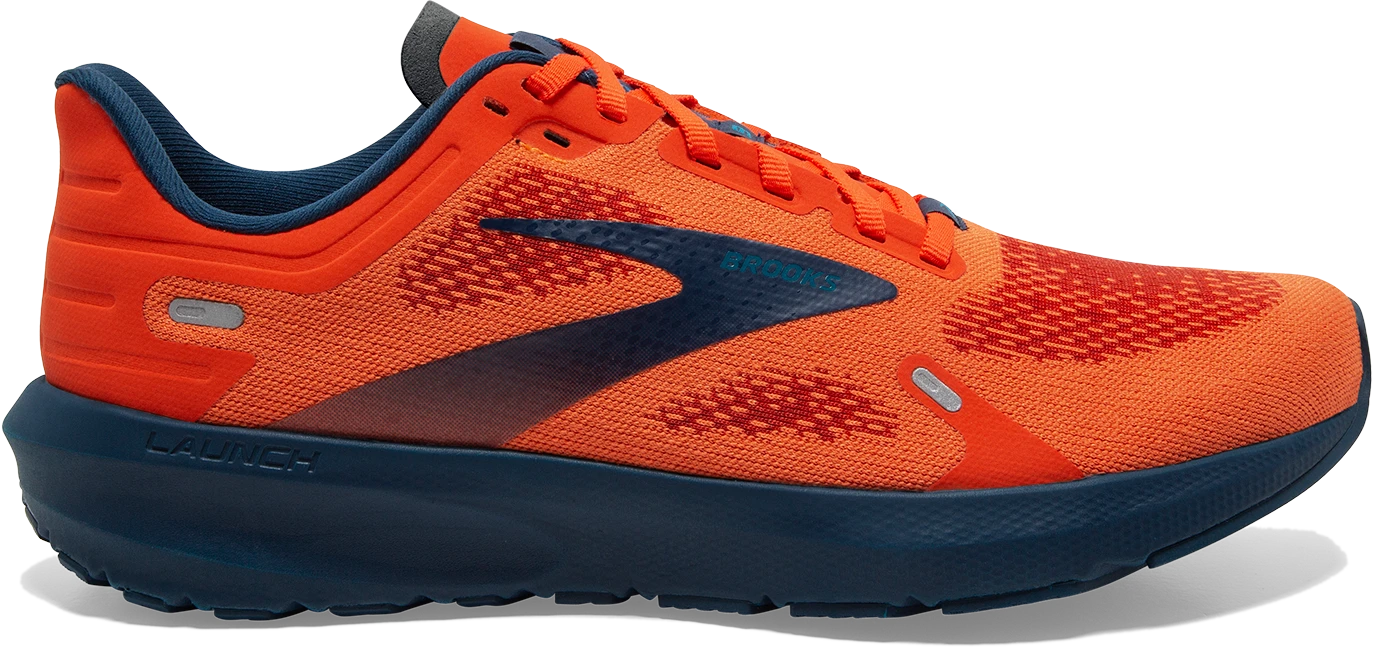 BROOKS Men’s Launch 9 (854 - Flame/Titan/Crystal Teal)